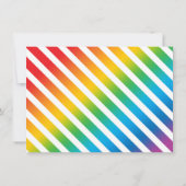 Rainbow Hartelijk dank voor uw fotokaart Kaart (Achterkant)