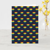 Rainbow-hartpatroon met 8 bits kaart (Gele Bloem)