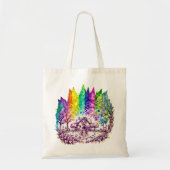 Rainbow Haven: een droomachtige retraite Tote Bag (Voorkant)