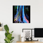 RAINBOW HAWAII EUCALYPTUS TREE poster (Thuiskantoor)