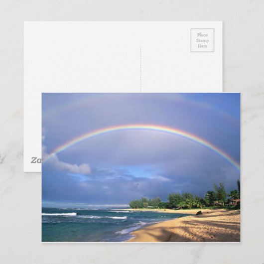 rainbow-hawaii.jpg briefkaart (Voorkant / Achterkant)