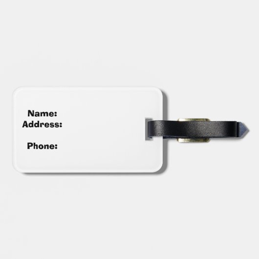 Rainbow Hawaii oranje eilanden Bagagelabel (Achterkant horizontaal)