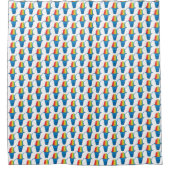 Rainbow Hawaiian Rainbow Shave Ice Dessert Hawaii Douchegordijn (Voorkant)