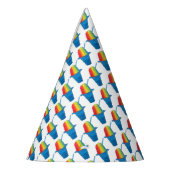 Rainbow Hawaiian Rainbow Shave Ice Dessert Hawaii Feesthoedjes (Links)