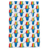 Rainbow Hawaiian Rainbow Shave Ice Dessert Hawaii Medium Cadeauzakje (Voorkant)