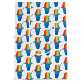 Rainbow Hawaiian Rainbow Shave Ice Dessert Hawaii Medium Cadeauzakje (Achterkant)