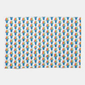 Rainbow Hawaiian Rainbow Shave Ice Dessert Hawaii Theedoek (Horizontaal)