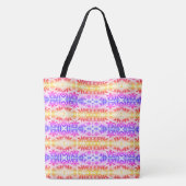 Rainbow Hawaiian Tote Bag (Achterkant)
