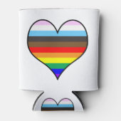 Rainbow Heart Blikjeskoeler (Voorkant)