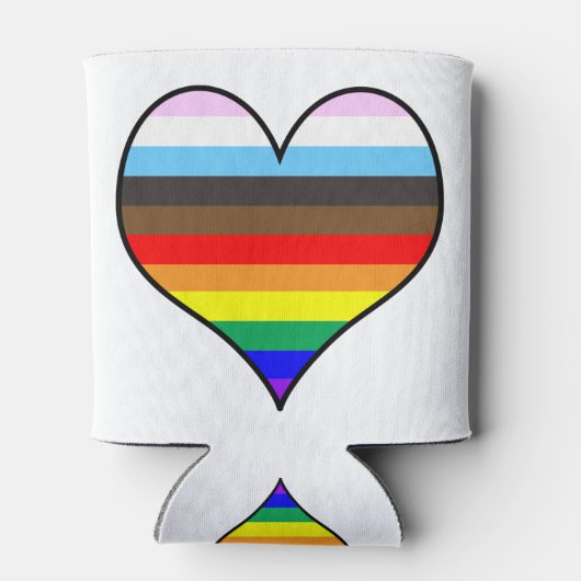 Rainbow Heart Blikjeskoeler (Achterkant)