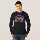 Rainbow Heart Boho Doodle T-Shirt (Voorkant volledig)