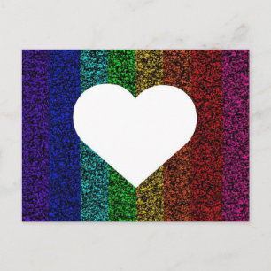 Rainbow Heart Briefkaart