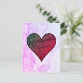 Rainbow Heart Briefkaart (Staand voorkant)