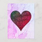 Rainbow Heart Briefkaart (Voorkant)