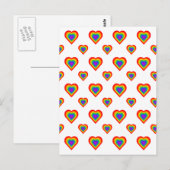 Rainbow Heart Briefkaart (Voorkant / Achterkant)