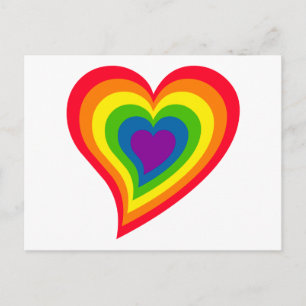 Rainbow Heart briefkaart