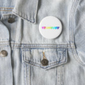 Rainbow Heart Button (verflauwd) (In situ)
