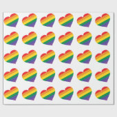 Rainbow Heart Cadeaupapier (Vlak)