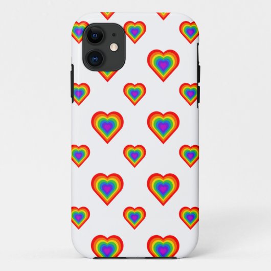 Rainbow Heart Case-Mate iPhone Case (Achterkant)