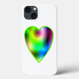 Rainbow Heart Case-Mate iPhone Case