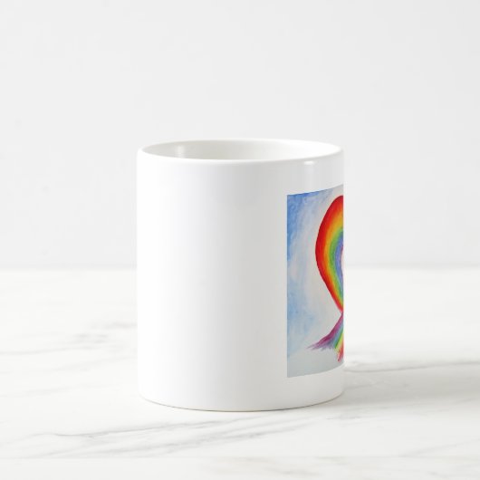 RAINBOW HEART COFFEE MOK (Center)