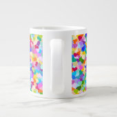 Rainbow Heart Confetti Grote Koffiekop (Achterkant)