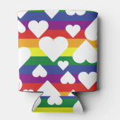 Rainbow Heart Coolsie Blikjeskoeler (Achterkant)