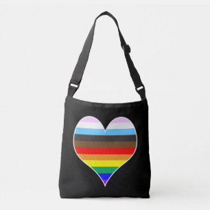 Rainbow Heart Crossbody Bag Crossbody Tas
