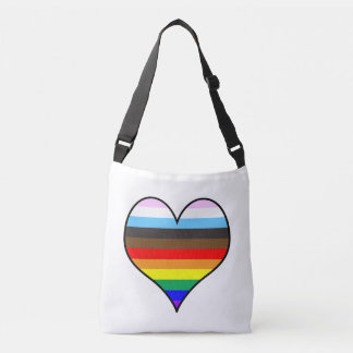 Rainbow Heart Crossbody Bag Crossbody Tas