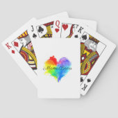 Rainbow Heart Deck of Cards Pokerkaarten (Achterkant)