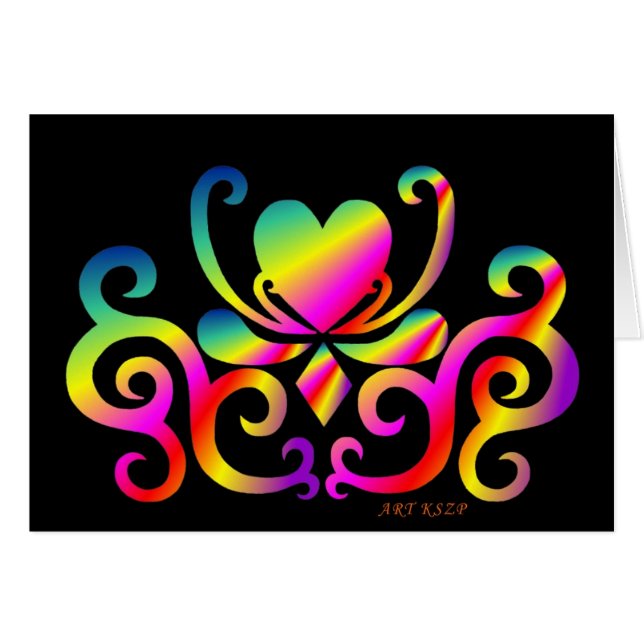 Rainbow Heart en Lily (Voorkant Horizontaal)