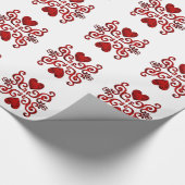 Rainbow Heart en Lily Cadeaupapier (Hoek)