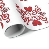 Rainbow Heart en Lily Cadeaupapier (Rol Hoek)
