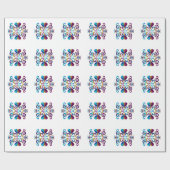 Rainbow Heart en Lily Cadeaupapier (Vlak)