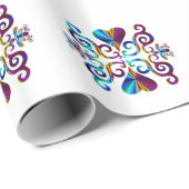 Rainbow Heart en Lily Cadeaupapier (Rol Hoek)