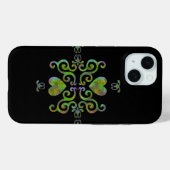 Rainbow Heart en Lily Case-Mate iPhone Case (Achterkant (horizontaal))