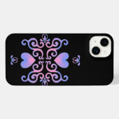 Rainbow Heart en Lily iPhone Hoesje (Achterkant horizontaal)