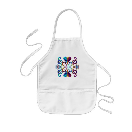 Rainbow Heart en Lily Kinder Schort (Voorkant)