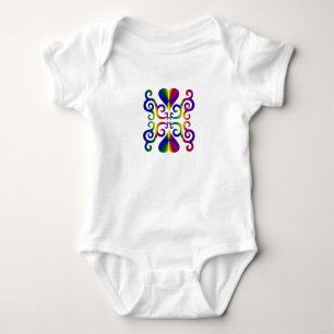 Rainbow Heart en Lily Romper
