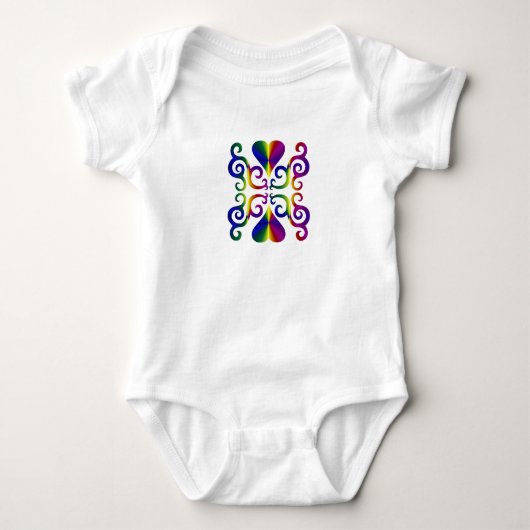 Rainbow Heart en Lily Romper (Voorkant)