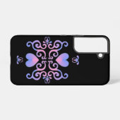 Rainbow Heart en Lily Samsung Galaxy Hoesje (Achterkant horizontaal)