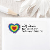 Rainbow Heart Etiket (Insitu)
