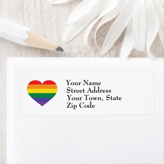 Rainbow Heart Etiket (Insitu)