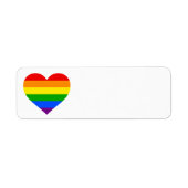 RAINBOW HEART ETIKET (Voorkant)