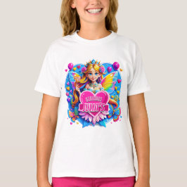 Rainbow Heart Fairy Magic Art, Verjaardagscadeaus  T-shirt