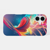 Rainbow Heart Fever Phone Case iPhone 16 Hoesje (Achterkant horizontaal)