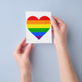 RAINBOW HEART FLYER (Hand)