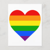 RAINBOW HEART FLYER (Voorkant)