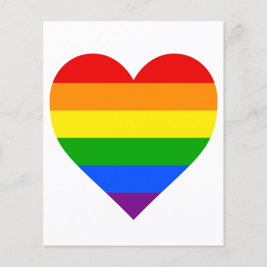 RAINBOW HEART FLYER (Voorkant)