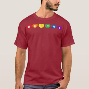 Rainbow Heart Gay Pride Drag Queen T-shirt